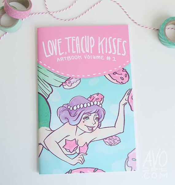 Love Teacup Kisses Art Book