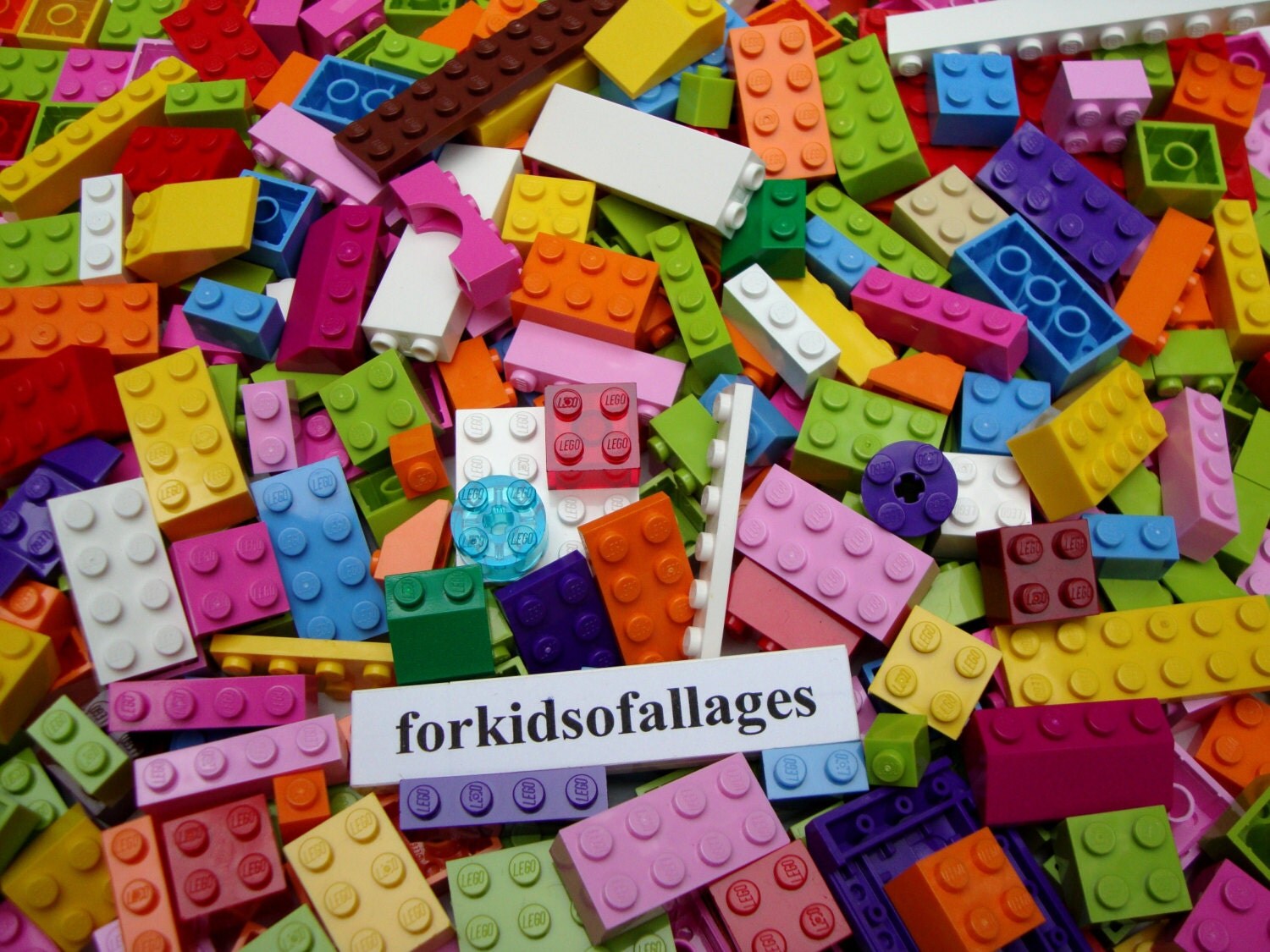100 Bulk Lego Pieces Bricks Blocks Plates by forkidsofallages