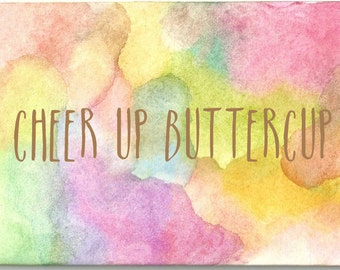 Cheer up buttercup | Etsy