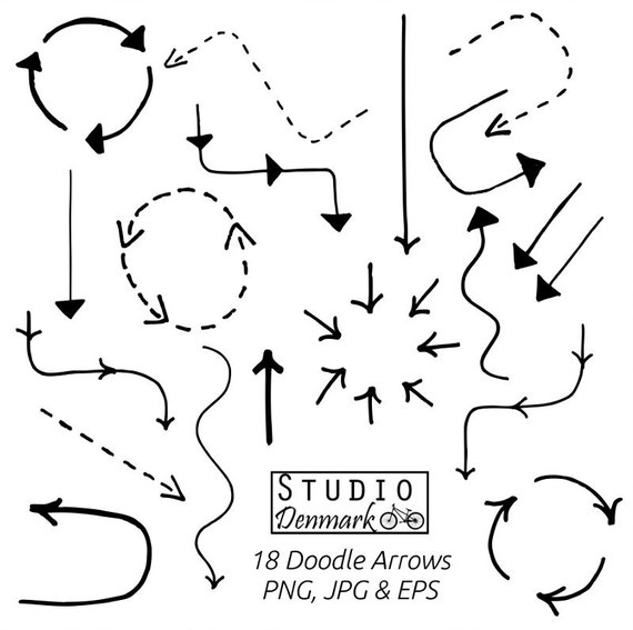 free doodle arrows clip art - photo #24