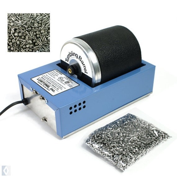 Lortone 3A Rotary Jewelry Tumbler Kit with Stainless Steel