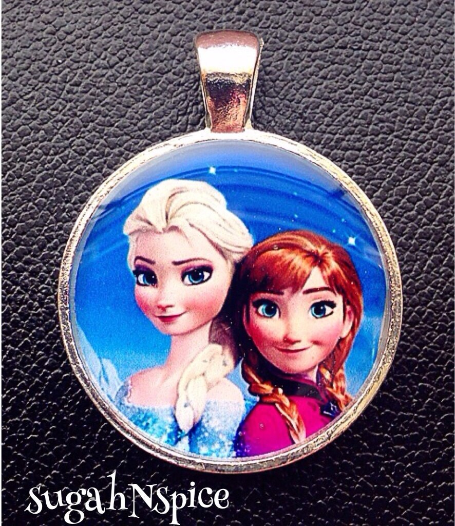 Disney Frozen Elsa Necklace Frozen Pendant Inspired Pendant