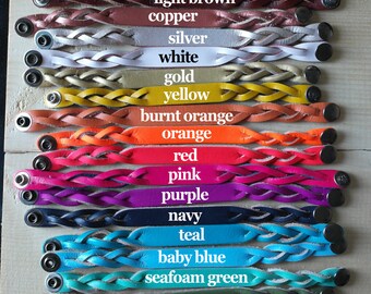 Leather engraved bracelet - Personalized Custom Leather Bracelet - His and Her Matching Bracelets - Engraved Leather Bracelets - SKU1013