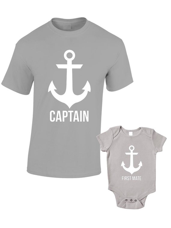 captain and first mate t shirts