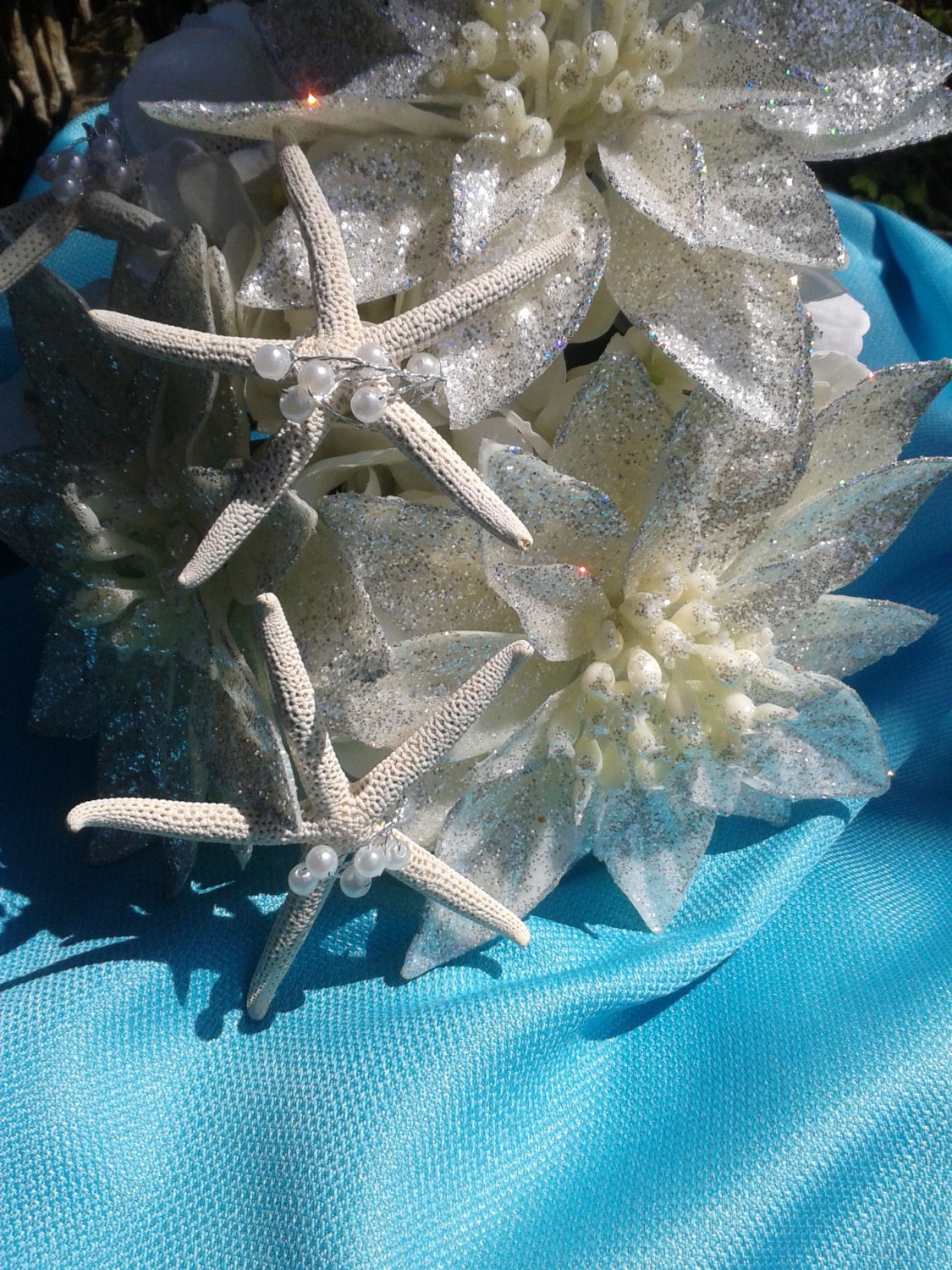 EXTRA LARGE WINTER Wedding Bouquet Seaside Beach Destination Wedding