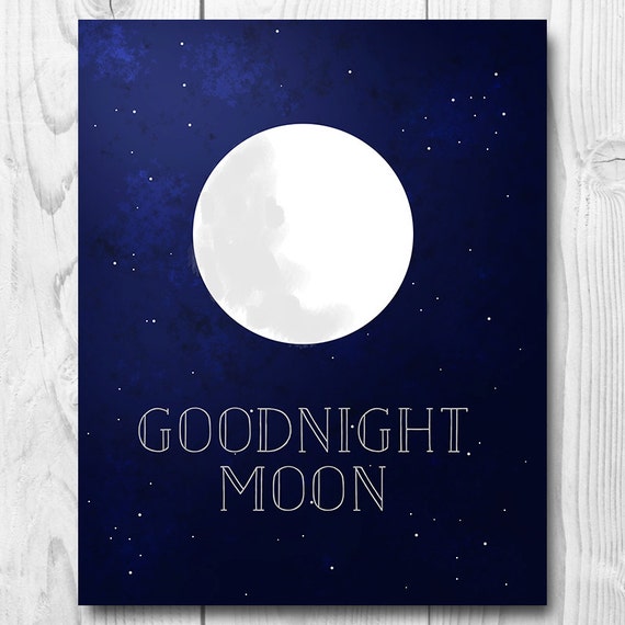Goodnight Moon Inspirational Printable Art by MandyandtheBear