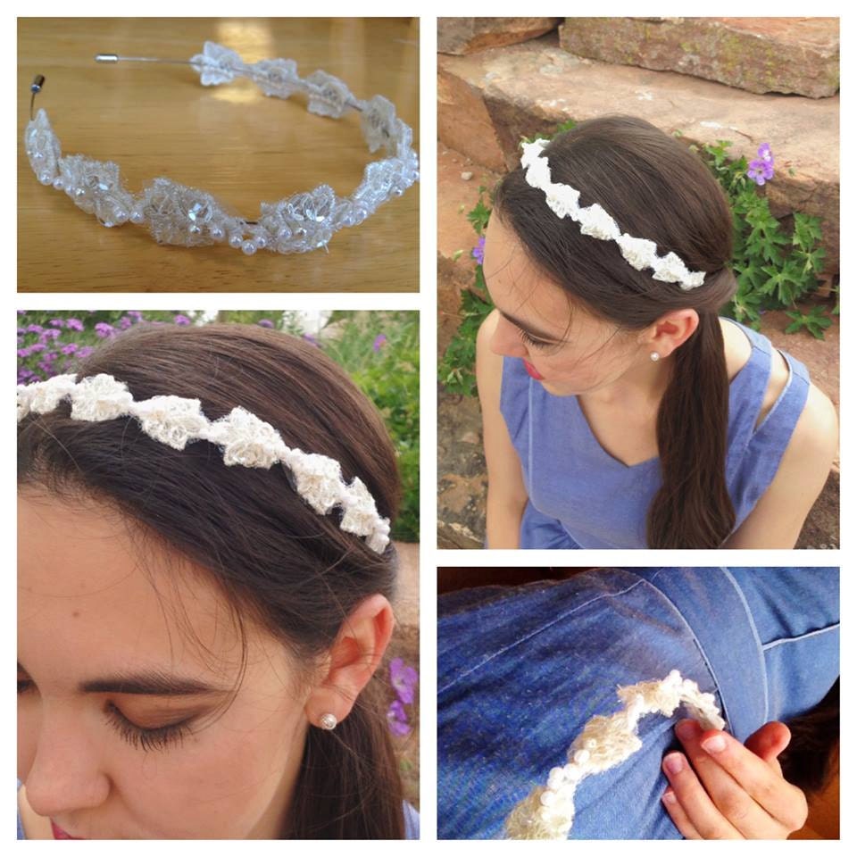 Lace & Sequin Headband