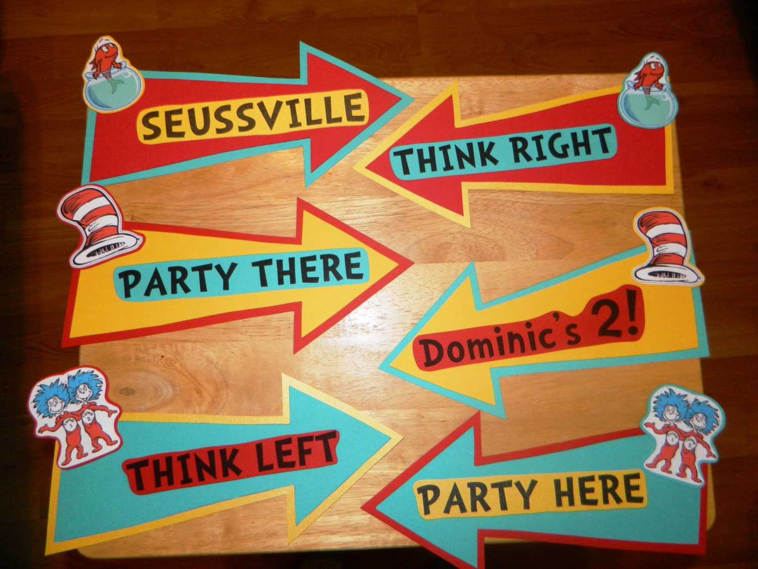Dr. Seuss Party Arrows