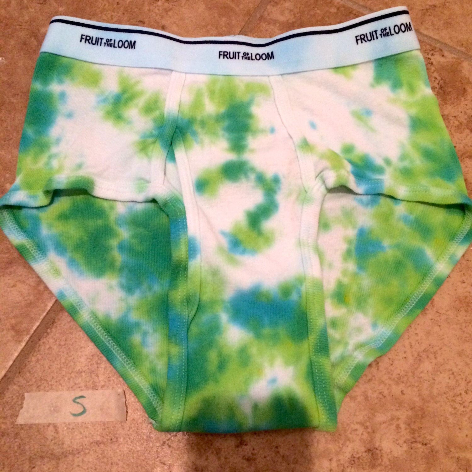 Men's TieDye Underwear Size Small by DyeHardPanda on Etsy