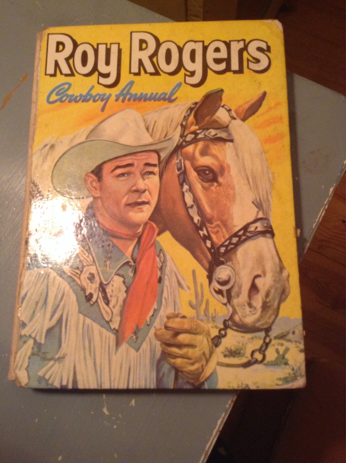 Roy Rogers Cowboy Annual 1952 1 Hardback Vintage Childrens