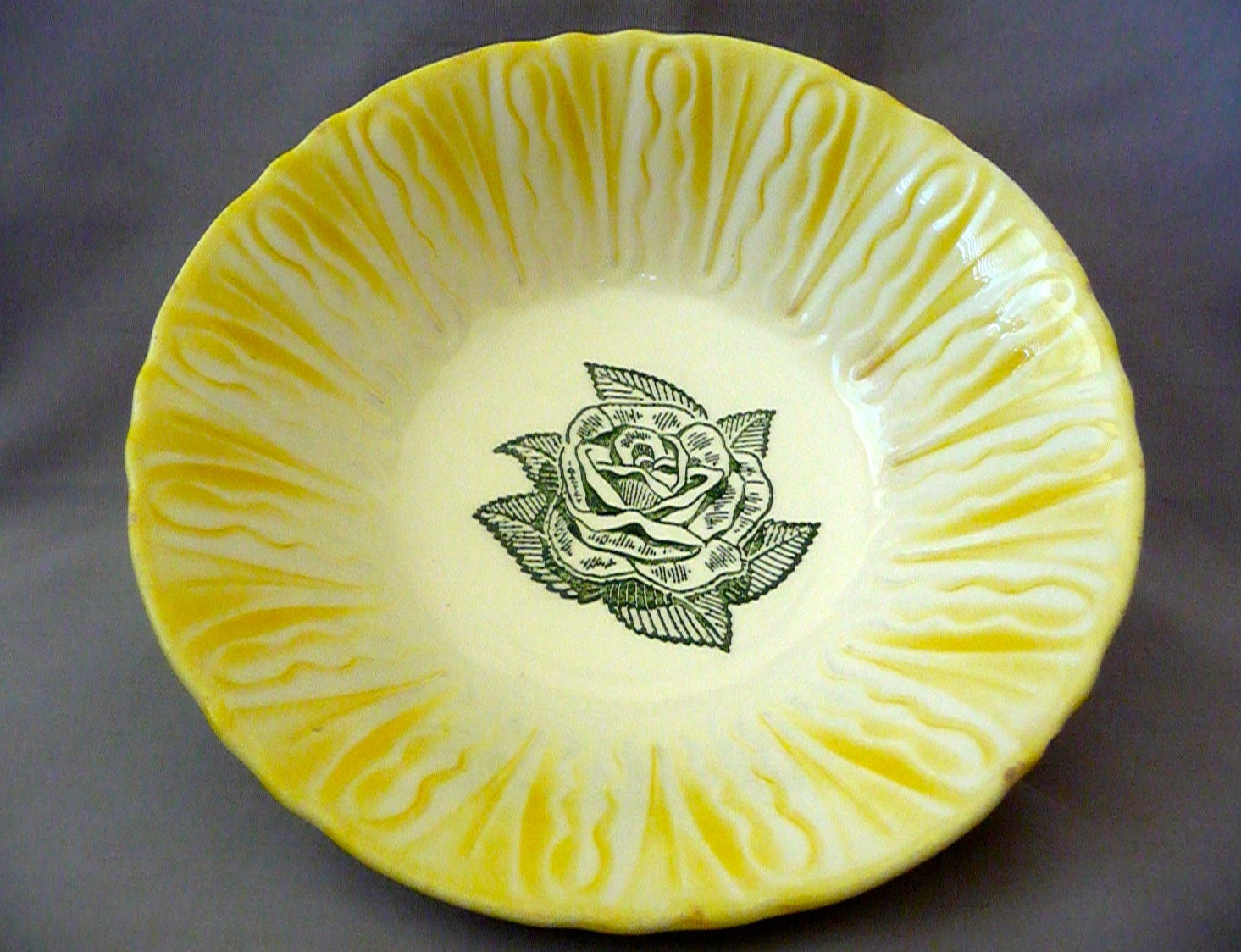 Vintage Rose Serving Bowl Haute Juice