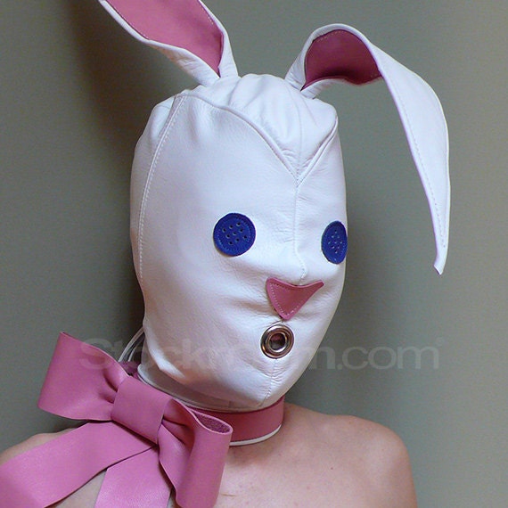 Leather Bunny Hood from The Stockroom