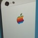 Retro vintage apple rainbow logo >>SALE<< iPhone 7 and older Decal sticker fits all sizes.