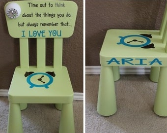 Time Out Chair With Timer personalized timeout chair custom kids time out chair boy Time Out Chair With Timer personalized timeout chair custom kids time out chair boy
