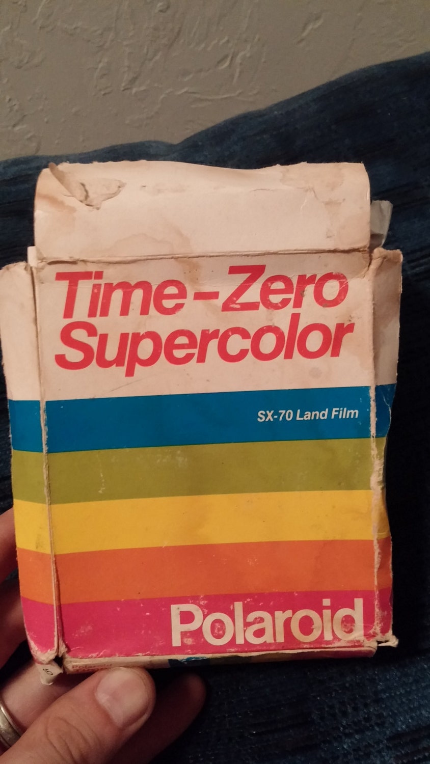 Polaroid Supercolor Time Zero Sx 70 Land Film Polaroid Time-Zero Supercolor Film SX-70 Land Unopened