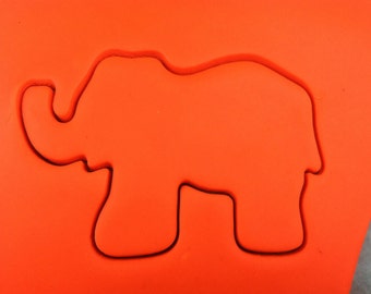 Elephant Cookie Cutter - SHARP EDGES - FAST Shipping - Choose Your Own Size!