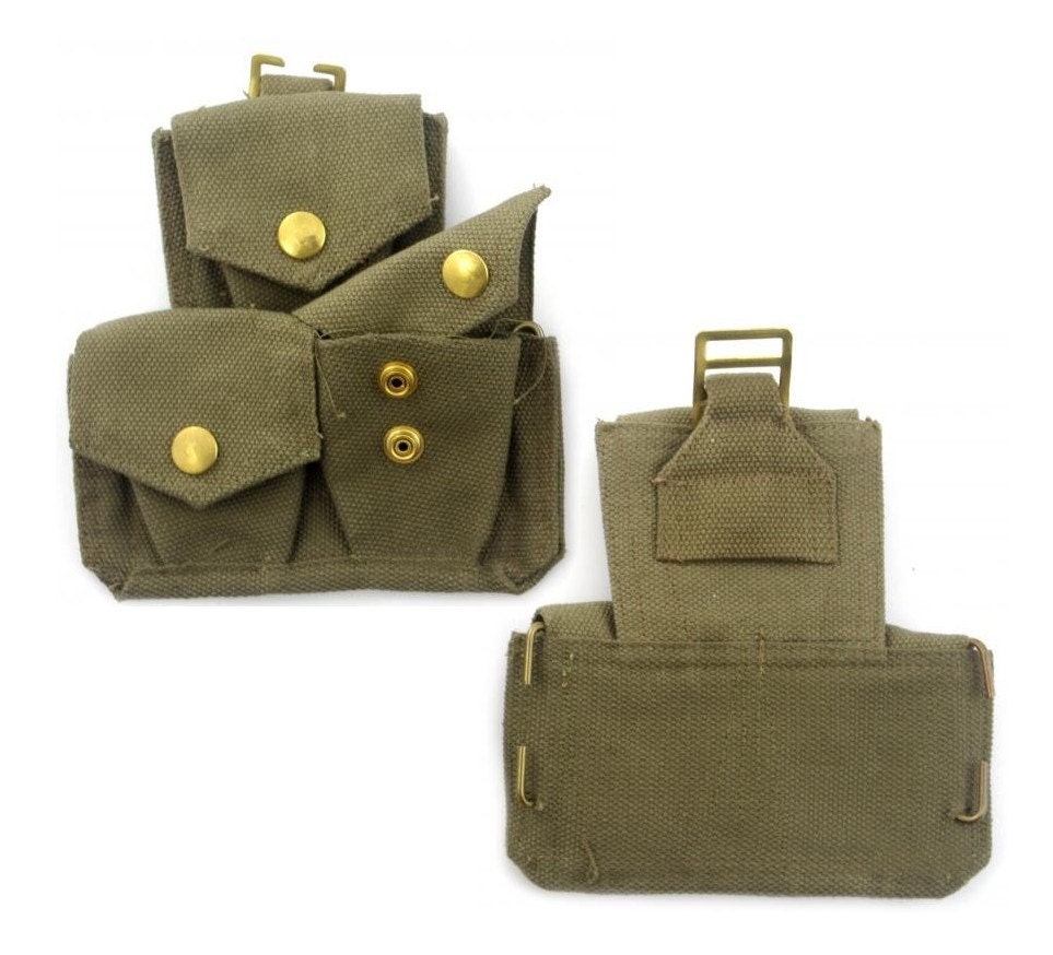 British Army WW2 Period Ammo Pouch 303 Enfield In Olive Or