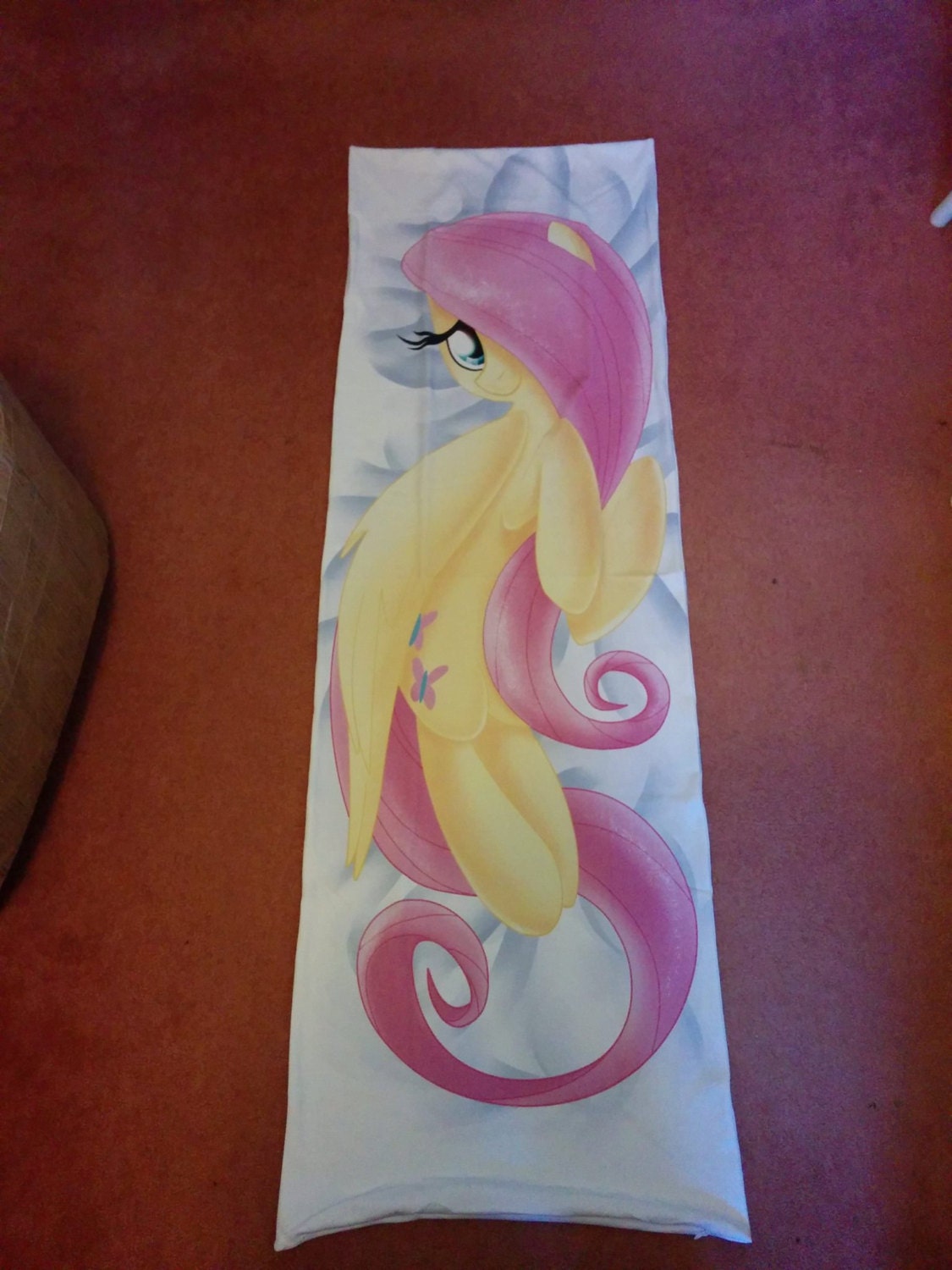 fluttershy body pillow