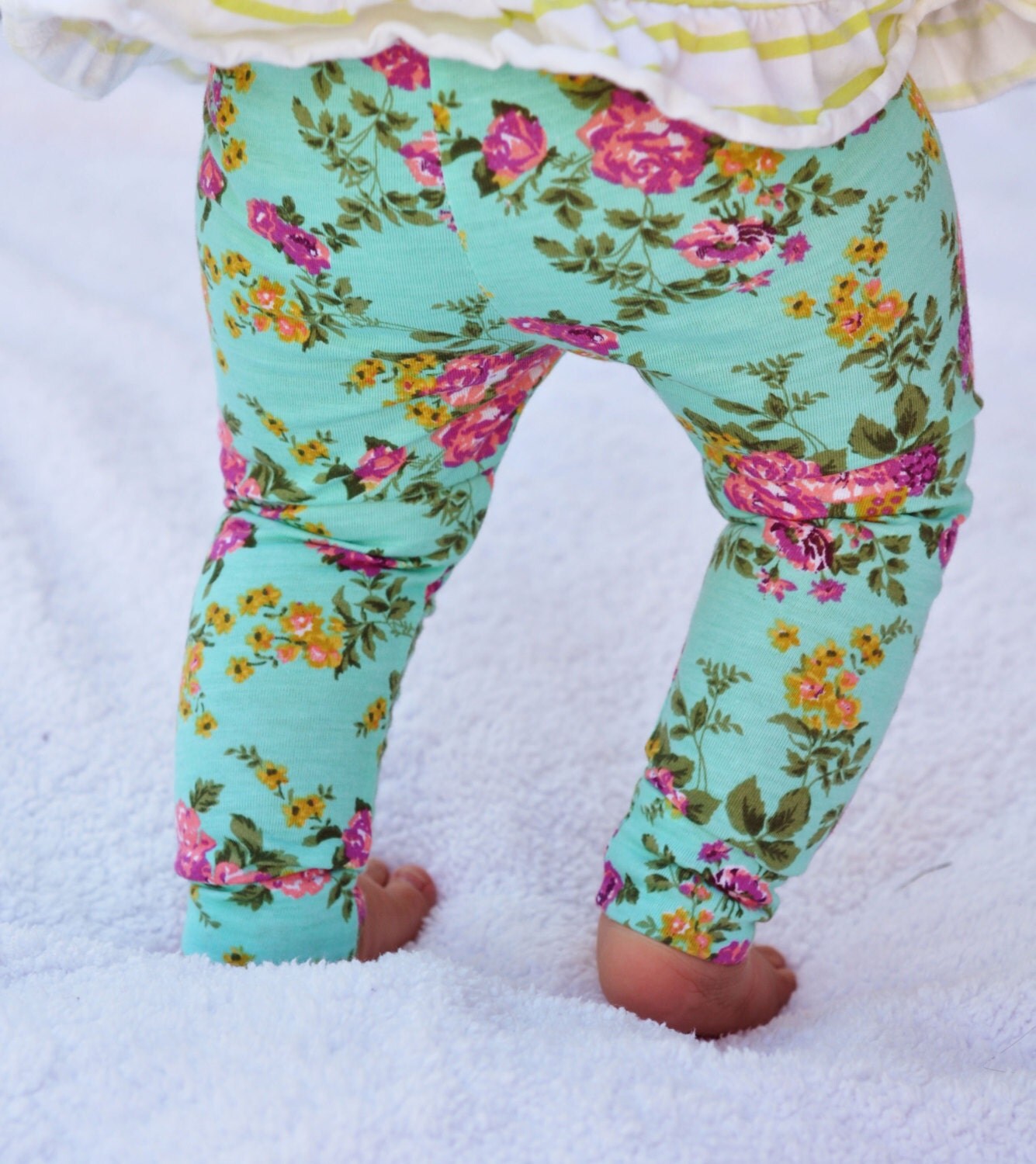 Girls Leggings Baby Leggings Toddler Leggings by ChubbsLeggings