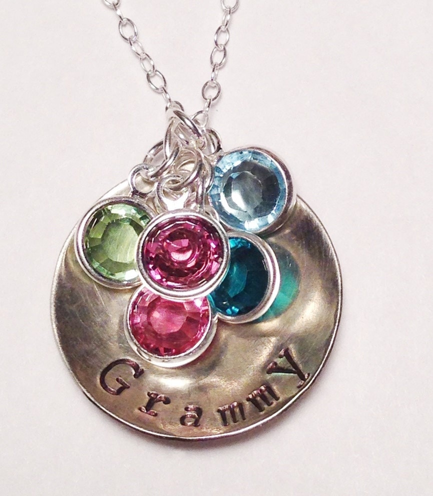 Grandmother's Necklace Personalized Birthstone Family