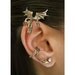 Dragon Ear Wrap Bronze Dragon Ear Cuff - Curious Dragon Ear Wrap - Dragon Earring Dragon Jewelry - Game of Thrones Inspired Jewelry
