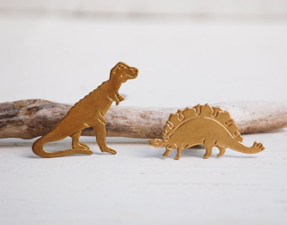 Items similar to Dinosaur Tie Tack, T-Rex Brooch, Dinosaur Pin, Gift ...