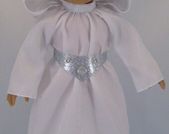 Princess Leia costume sized to fit American Girl Dolls