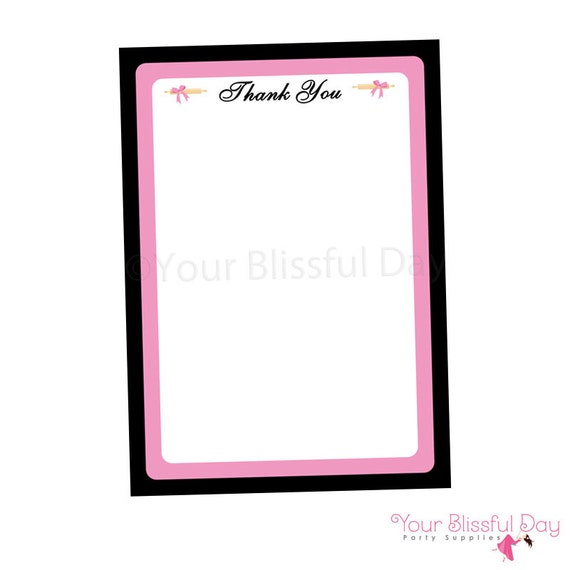 PRINTABLE Kitchen Bridal Shower Thank You Cards Il_570xn