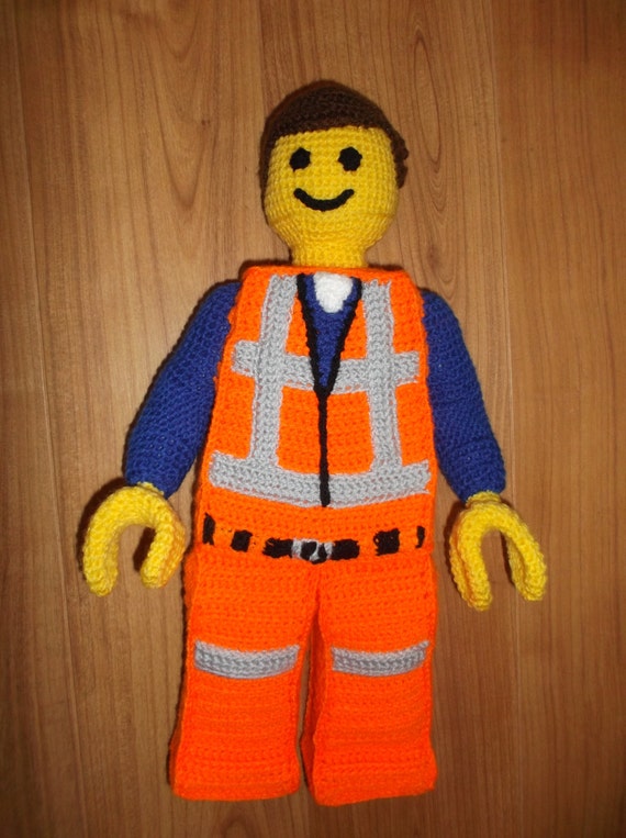 stuffed lego man