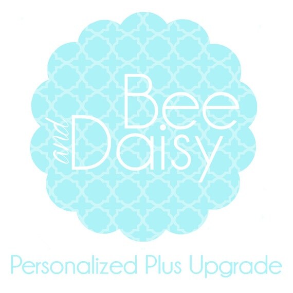 Personalized Plus Decor Pack Upgrade for any BeeAndDaisy Printable Decorations includes Custom Photo Thank You Card Il_570xn