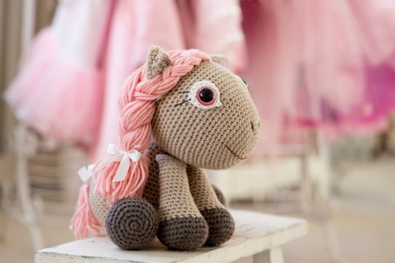 PATTERN Pony girl Leila - crochet pattern, amigurumi pattern, PDF