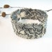 Modernist Bracelet Signed Darvéau French Canadian Jewelry Cast Abstract Hinged Bangle Vintage 1960s
