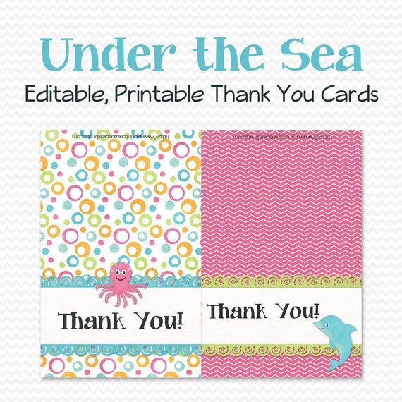Unique 70 Thank You Card Editable