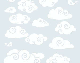 Nursery Wall Decal Clouds | Cloud Wall Decal | Nursery Cloud Decor