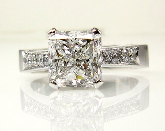 ... Cut Diamond Solitaire Engagement Wedding Anniversary Ring in 14k Gold