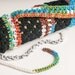 Yoga Mat Bag, Black and Southwest - Open Crochet