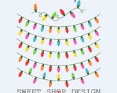 Christmas Ornaments Clipart, Christmas Clipart, Holiday Clipart, Royalty Free Clipart, LIGHTS, Instant Download Il_170x135