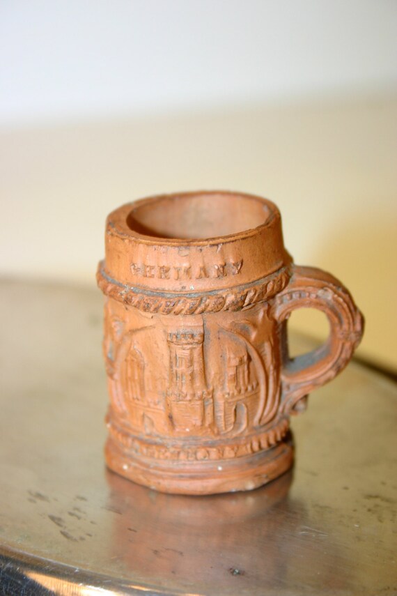 ON SALE Toothpick Holder Vintage TerraCotta Toothpick