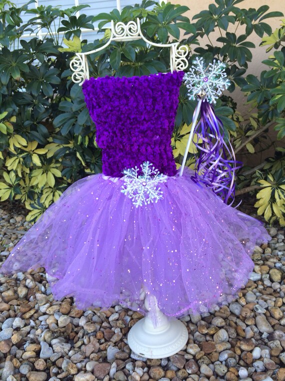 Frozen Tutu Set, Purple Tutu Set, Frozen Tutu Dress, Frozen Party Favors, Party Favors, Frozen Party Favors, Purple Princess Dress Il_570xn