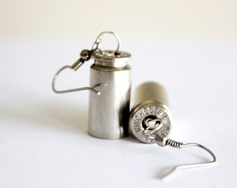 Bullet Earring - Wire wrapped jewelry - Bullet earrings - Girls with ...