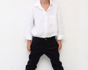 Popular items for boys  linen shirt  on Etsy