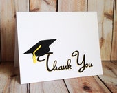 Graduation Thank You Note Card Set, Handmade Grad Notecards, Custom Il_170x135