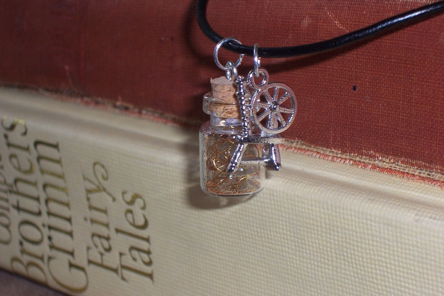 SALE Rumpelstiltskin' Spinning Wheel & Straw into Gold