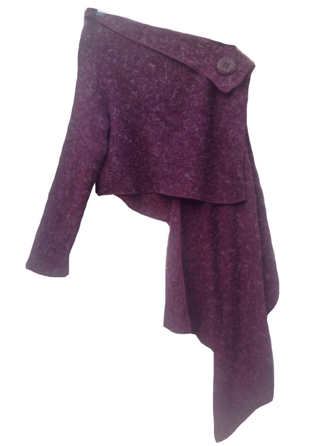 Women jacket / Chic jacket / One sleeve shawl / Unique