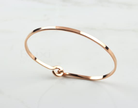 Filled Cuff Bangle, bracelet rose Gold Rose Bracelet,  Bracelet gold Gold, Rose  Gold  Gold filled