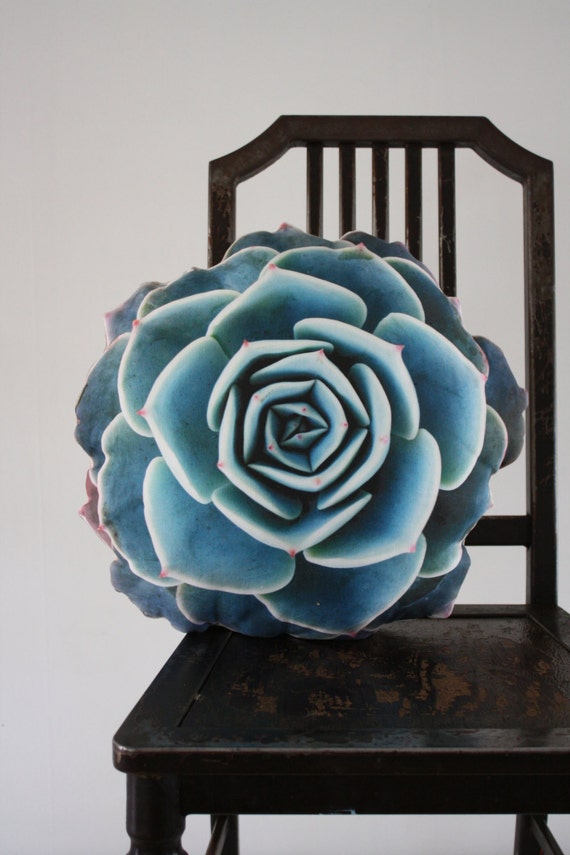 Spring Succulent pillow made to order