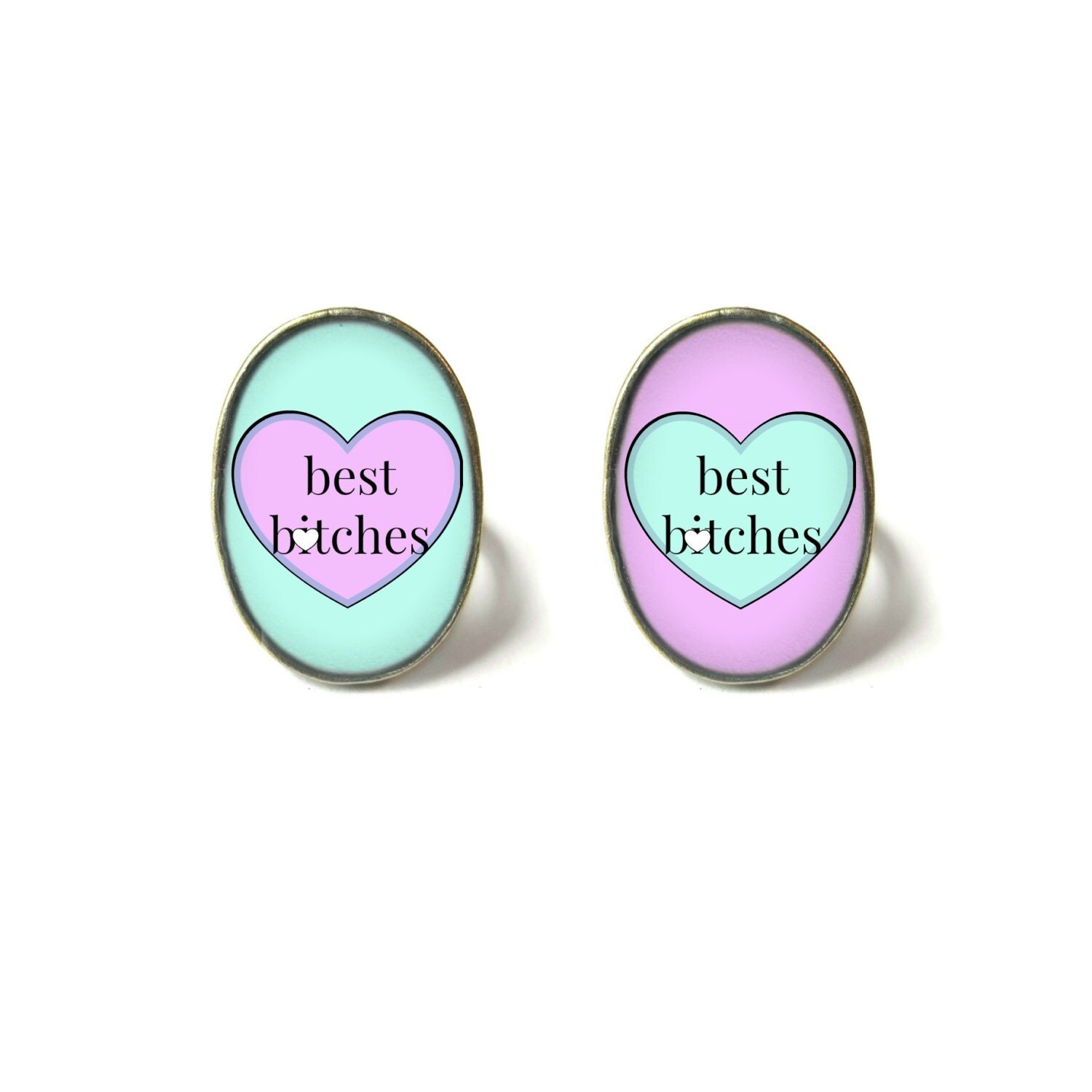 Pastel Goth Bubblegum Mint and Lavender best btches