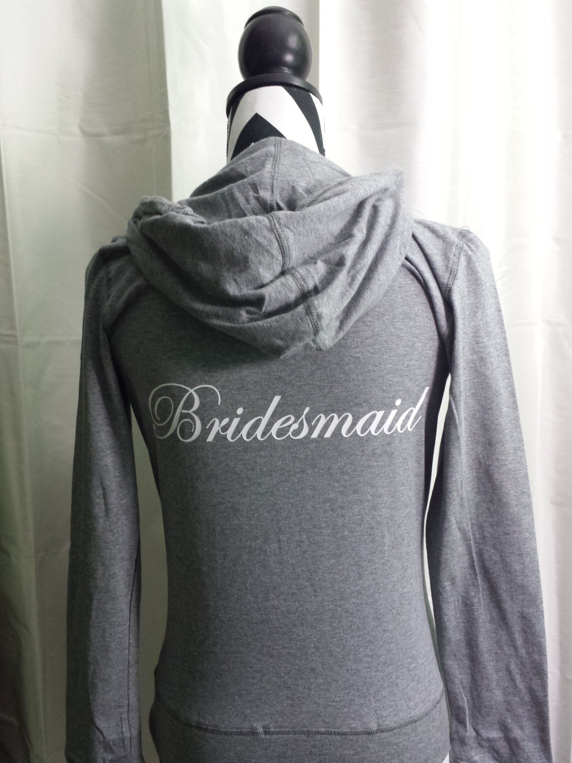 Bridesmaid Hoodie . Bridesmaid Zip Up . Bridesmaid Jacket