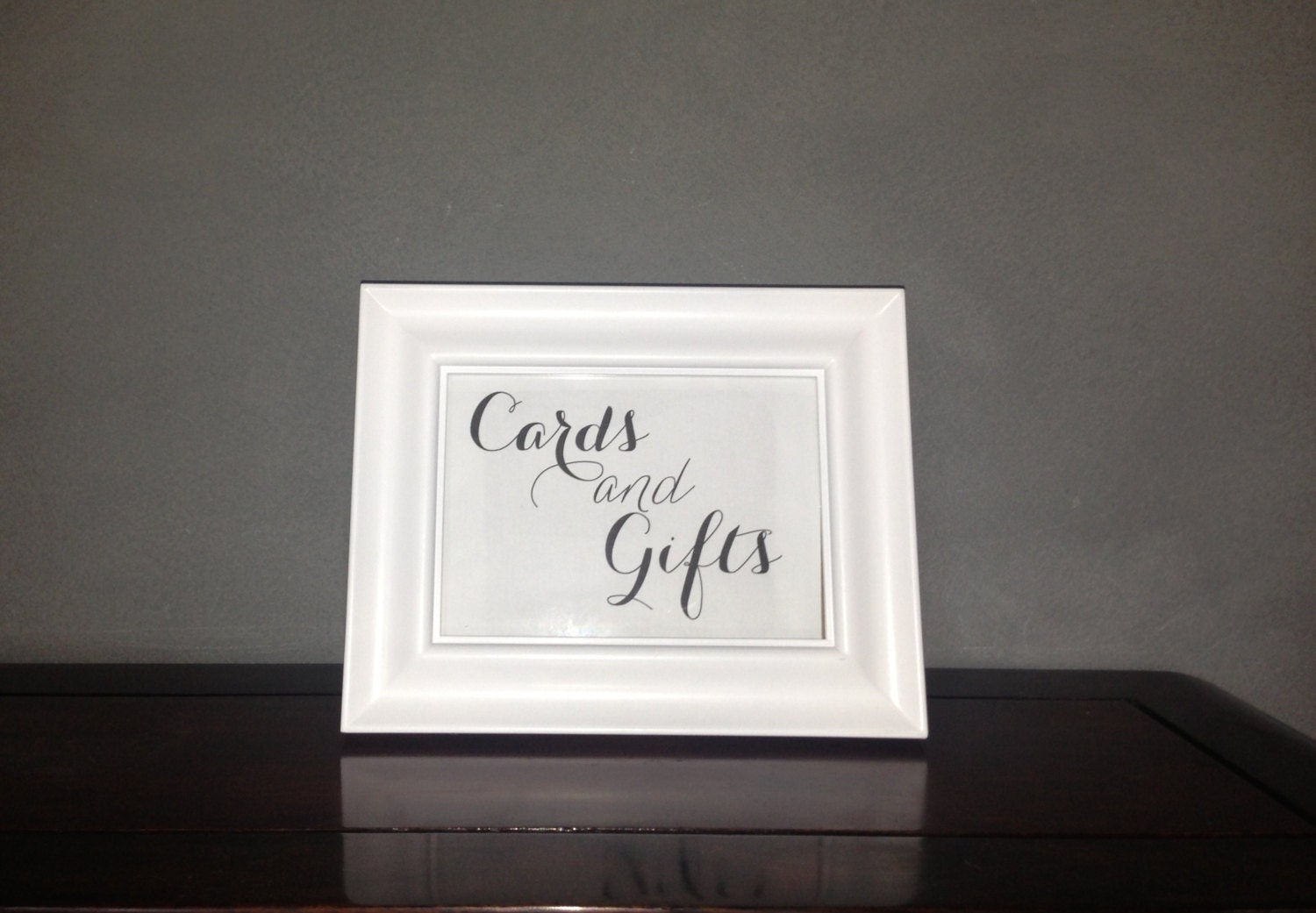 5x7 Wedding Cards and Gifts Sign Printable by PrettyCollected