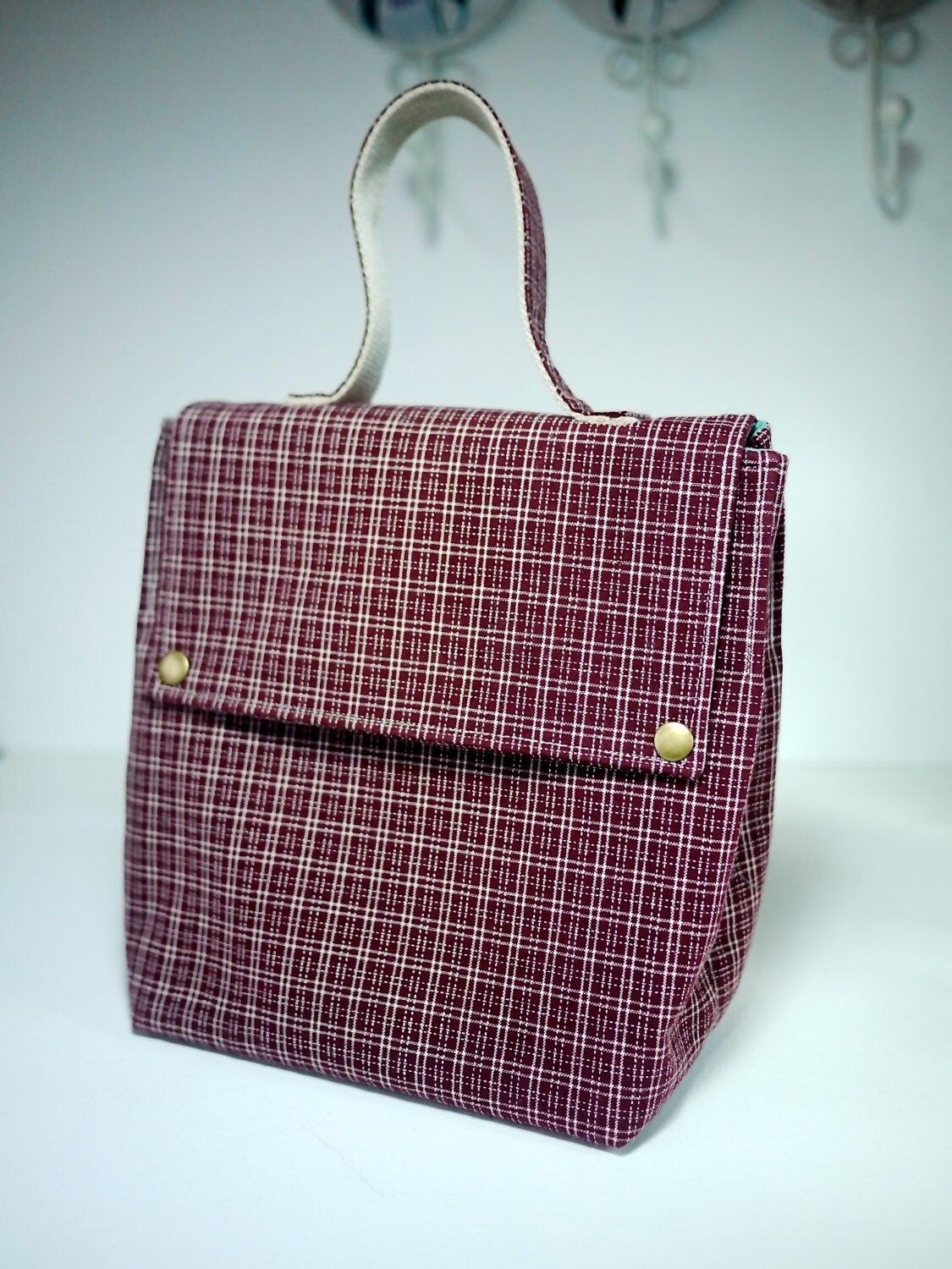 woven lunch bag